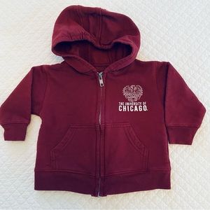 University of Chicago Toddler Hoodie Size 12 Months